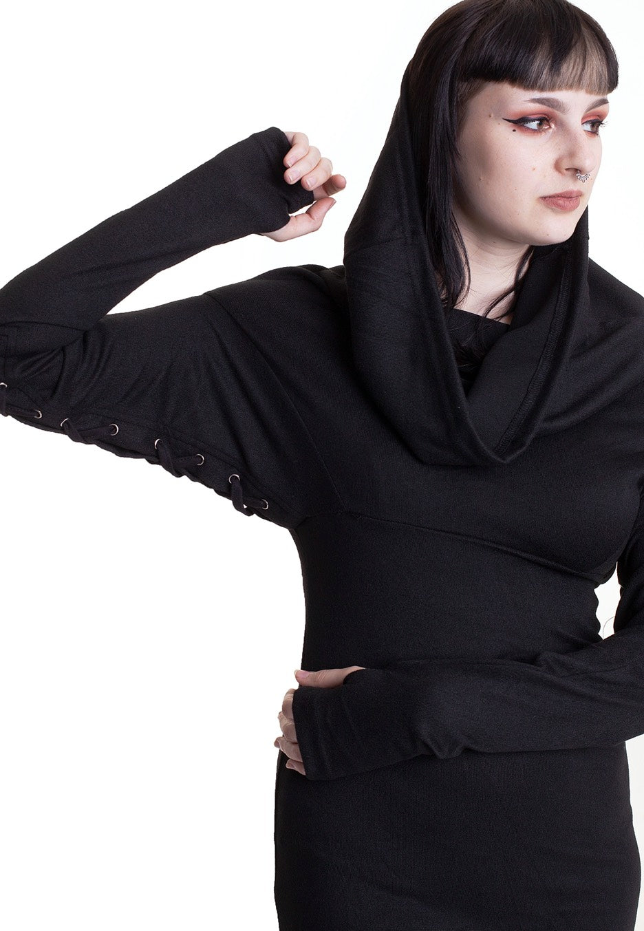 Vixxsin - Circle Black - Hoodie | Women-Image