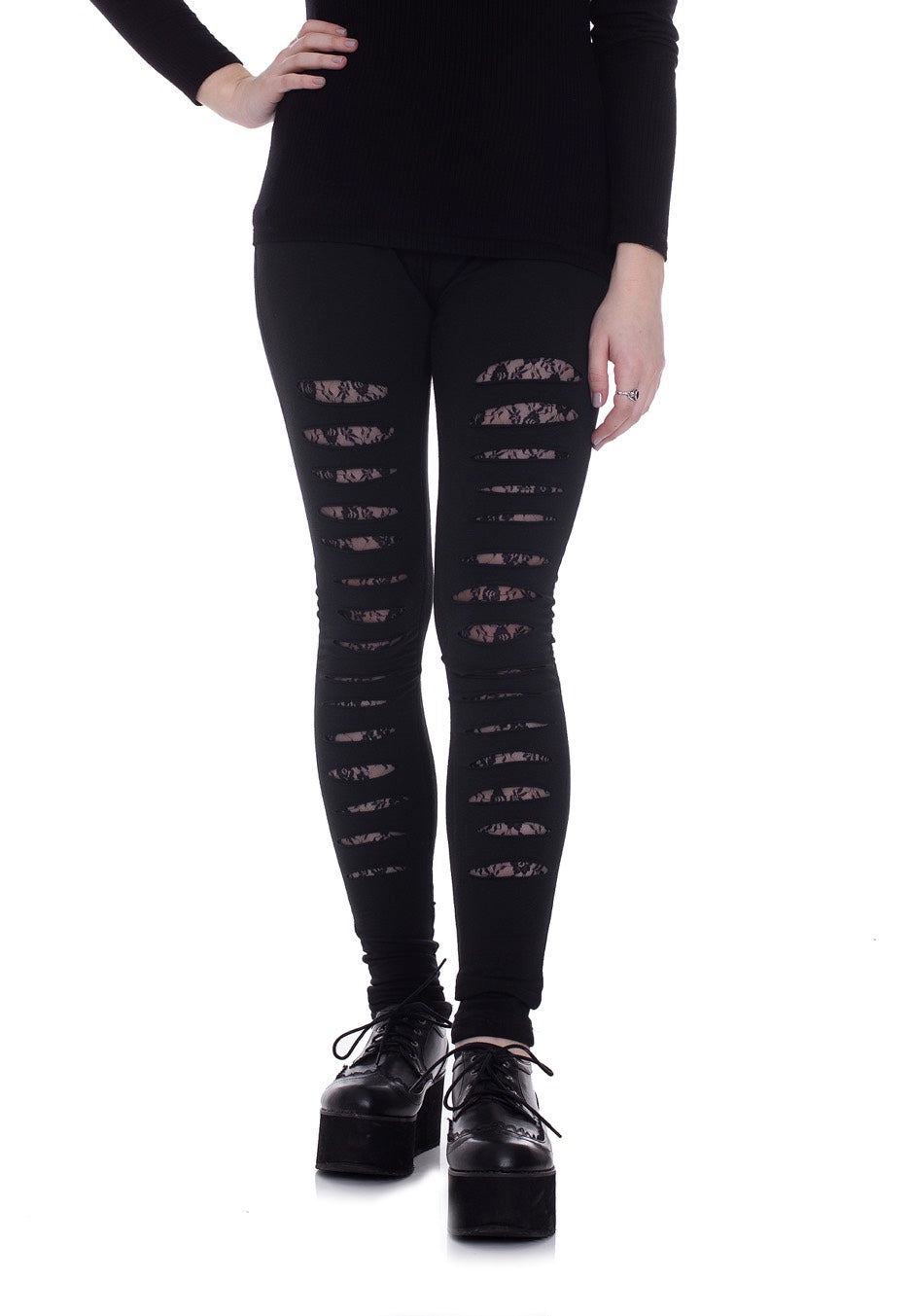 Vixxsin - Slasher Black - Leggings | Women-Image