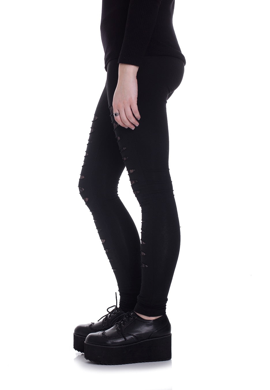 Vixxsin - Slasher Black - Leggings | Women-Image