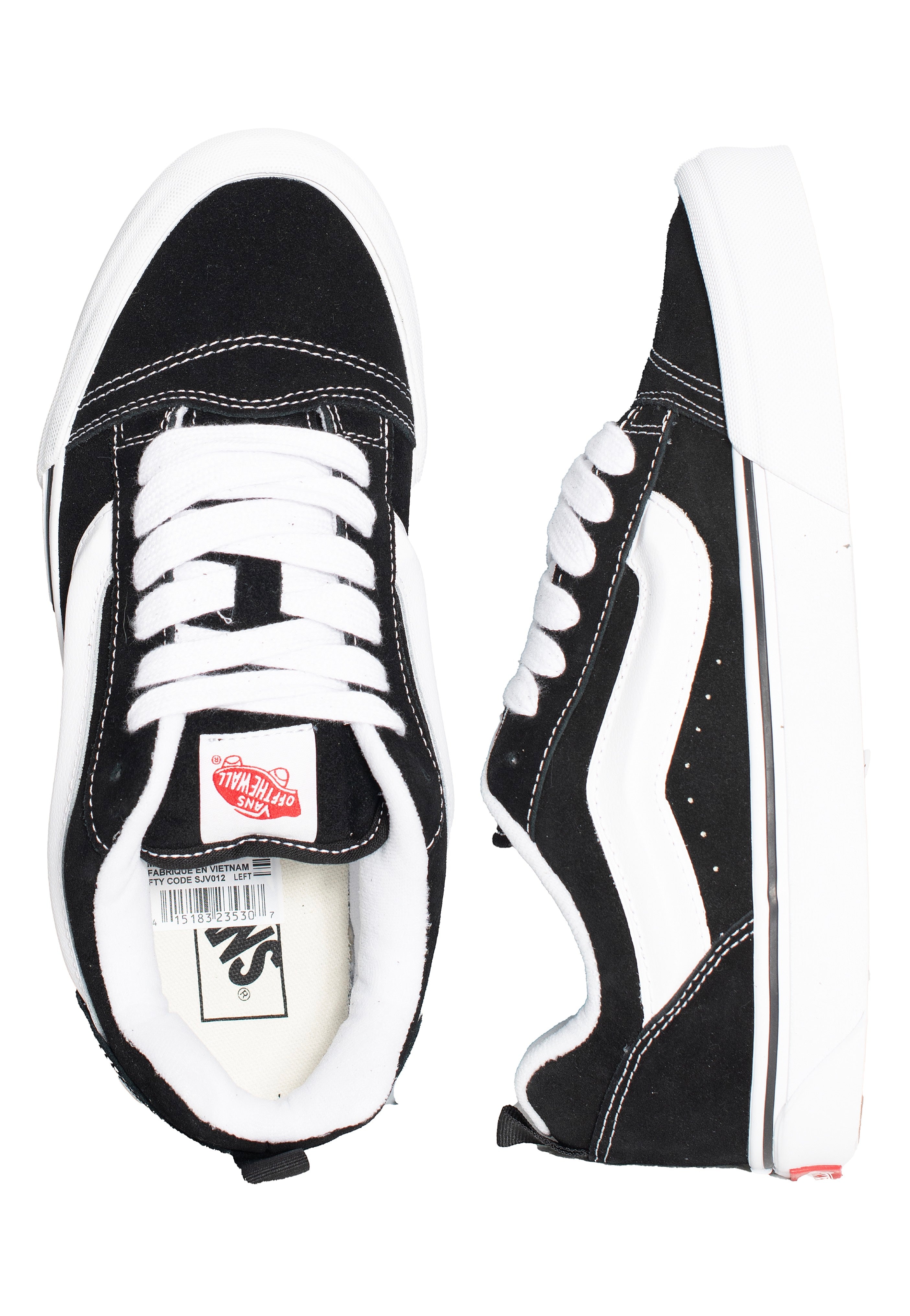 Vans - Knu Skool Black/True White - Shoes | Men-Image