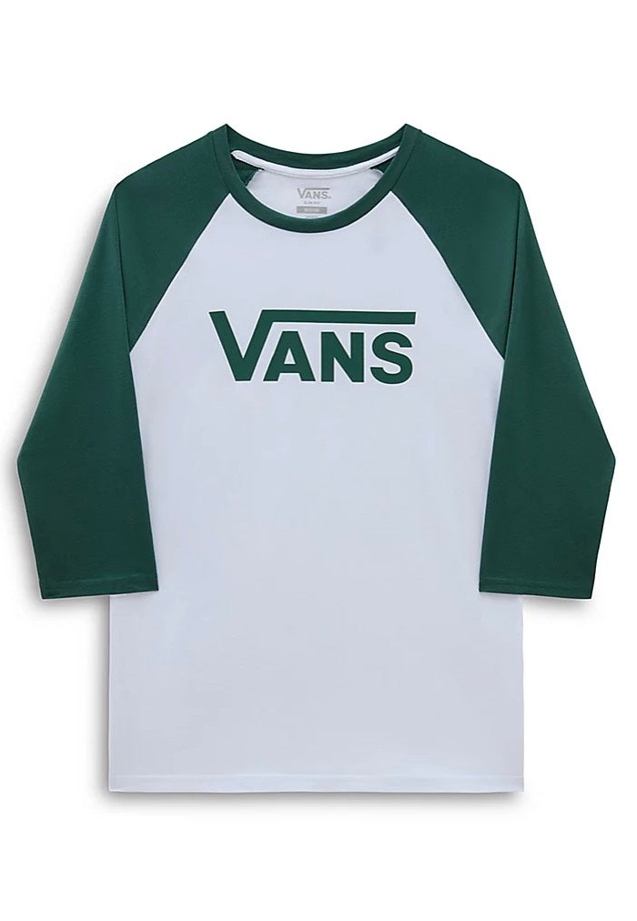 Vans - Vans Classic Raglan White/Bistro Green - Longsleeve | Men-Image