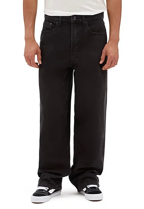 Vans - Check-5 Baggy Denim Black - Jeans | Men-Image