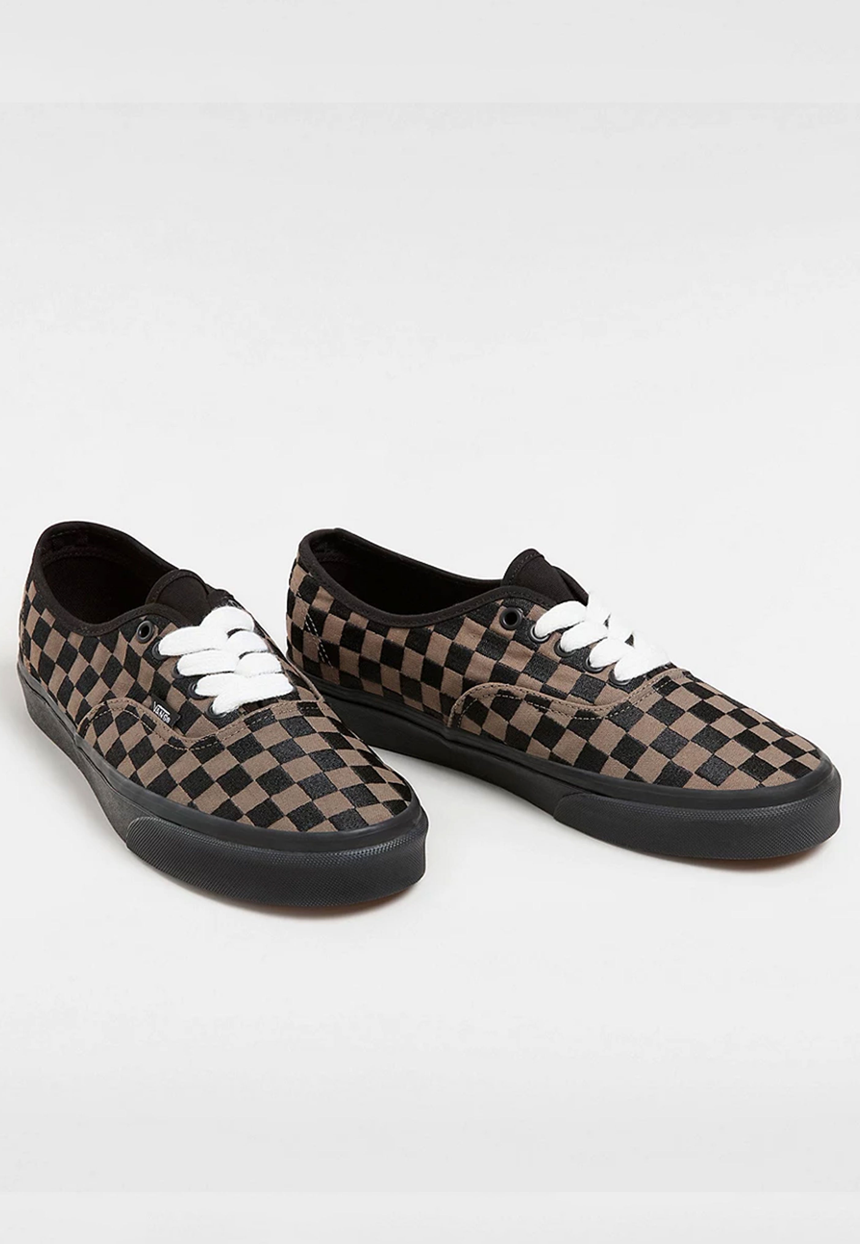 Vans - Authentic Embroidered Checker Black - Shoes | Men-Image