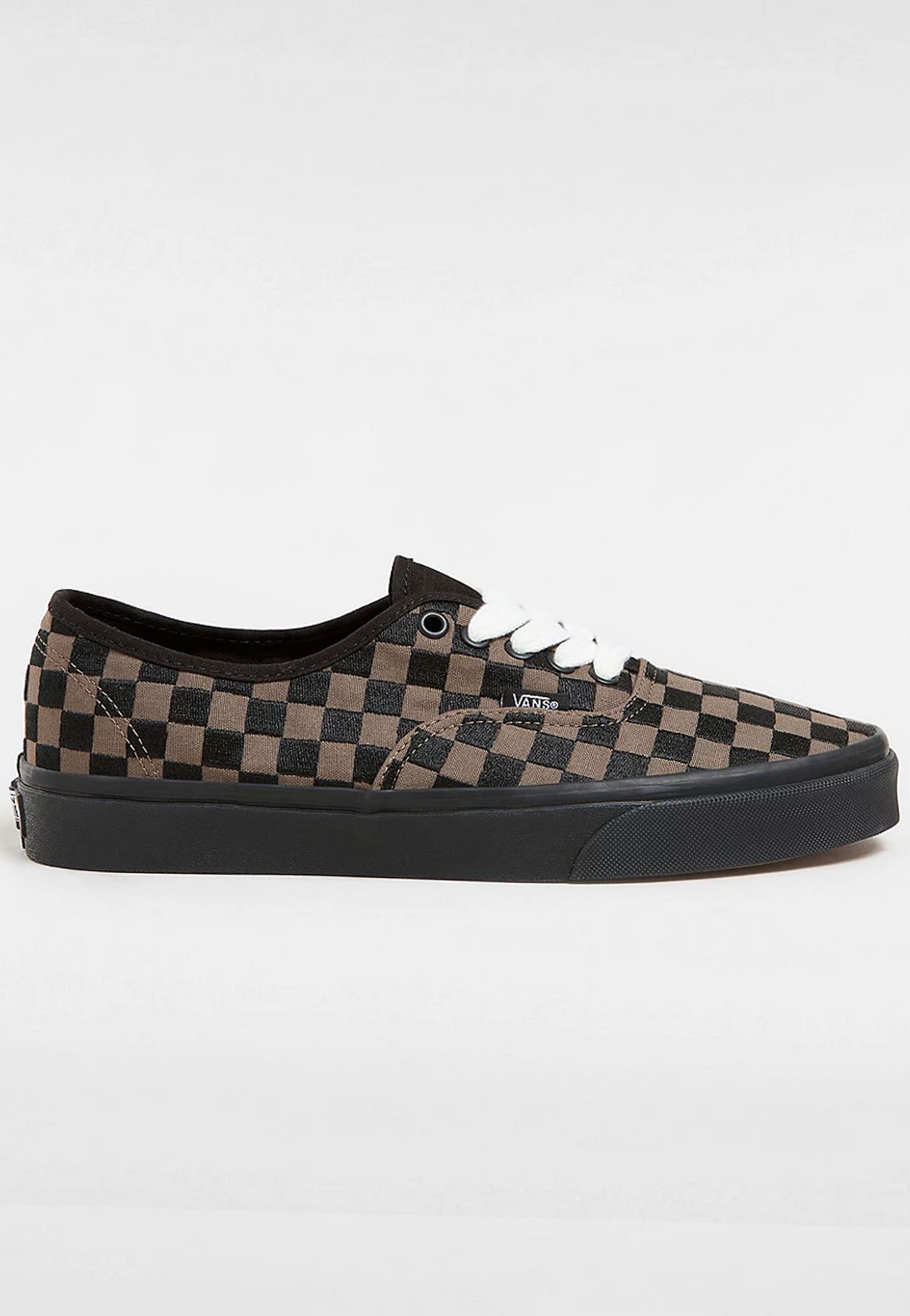 Vans - Authentic Embroidered Checker Black - Shoes | Men-Image