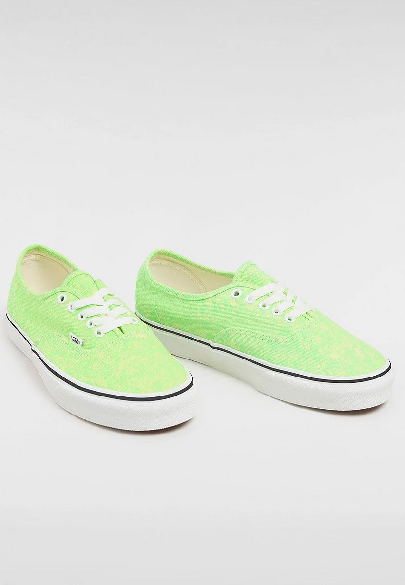 Vans - Authentic Neon Acid Wash Green - Shoes | Men-Image