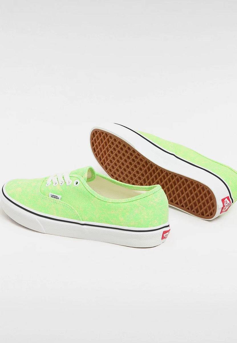 Vans - Authentic Neon Acid Wash Green - Shoes | Men-Image