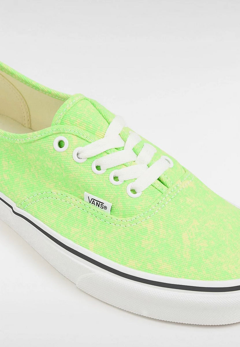 Vans - Authentic Neon Acid Wash Green - Shoes | Men-Image