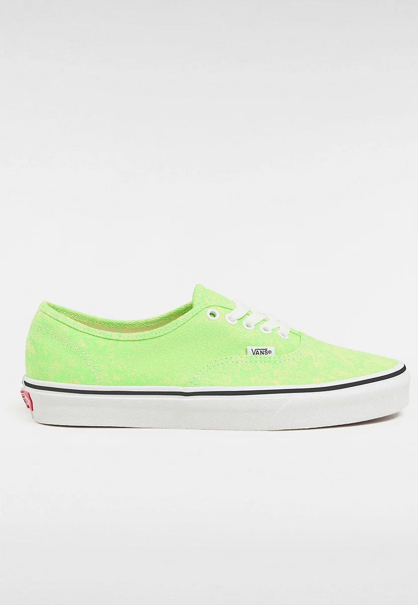 Vans - Authentic Neon Acid Wash Green - Shoes | Men-Image