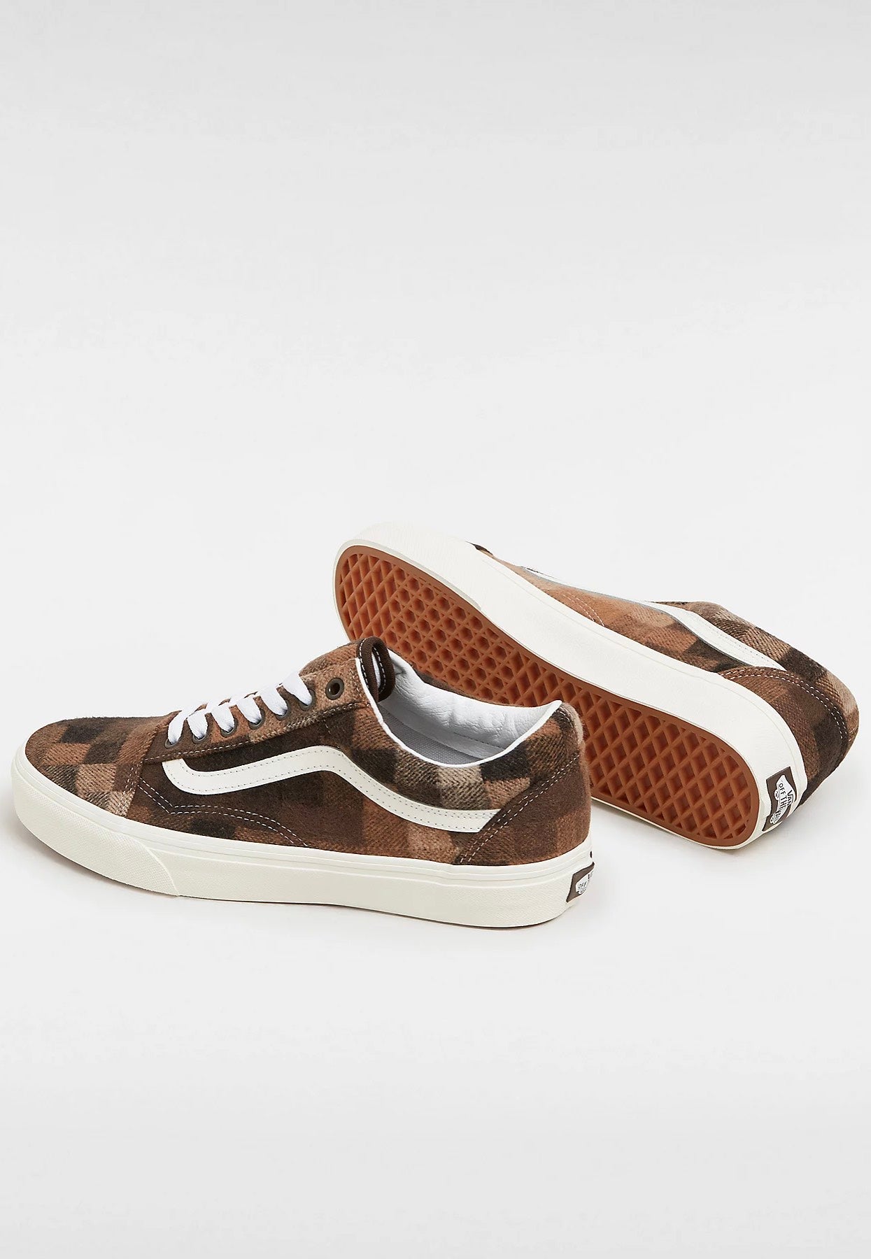 Vans - Old Skool Sweat Brown - Shoes | Men-Image