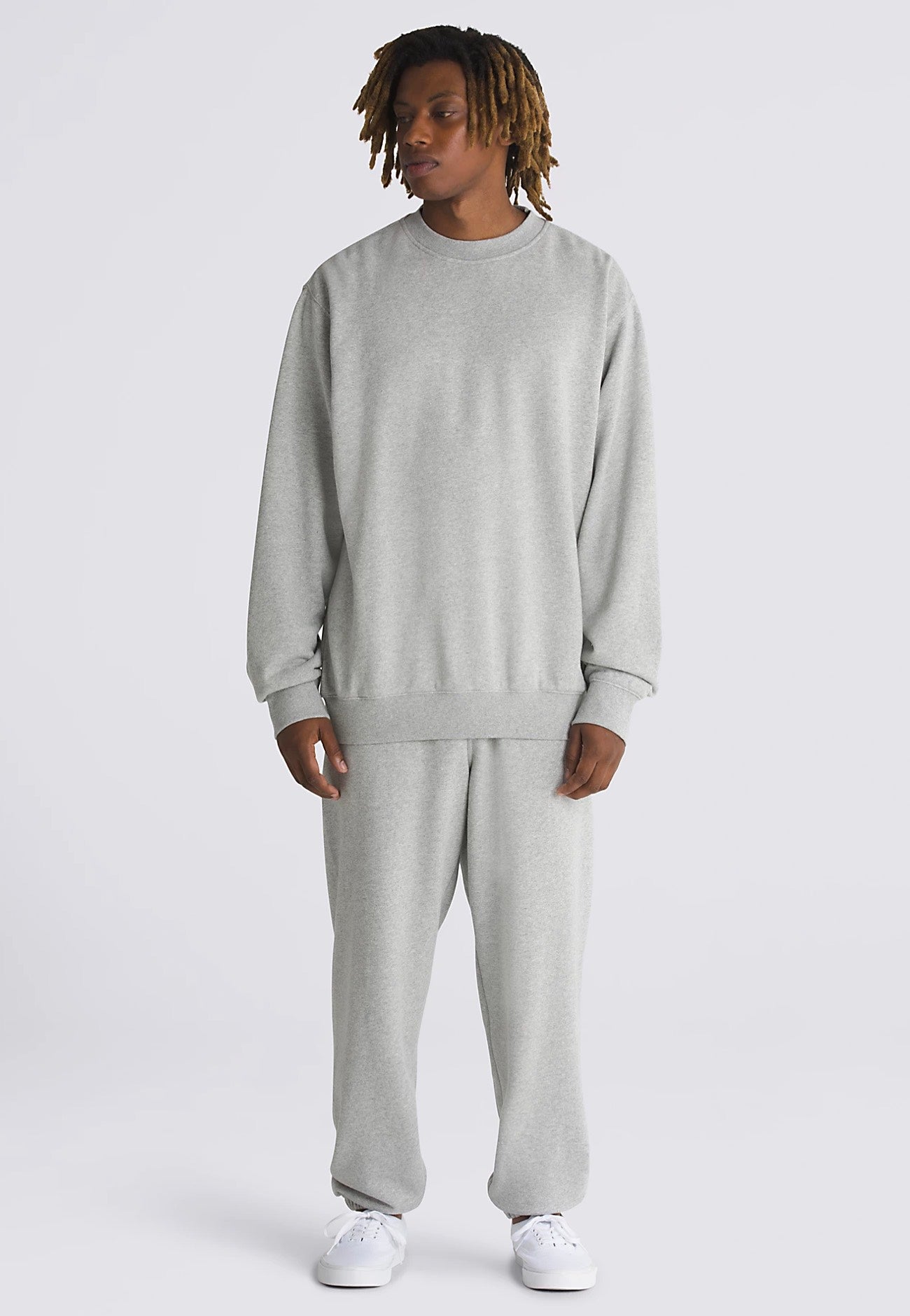 Vans - Original Standards Loose Fleece Cement Heather - Sweat Pants | Men-Image