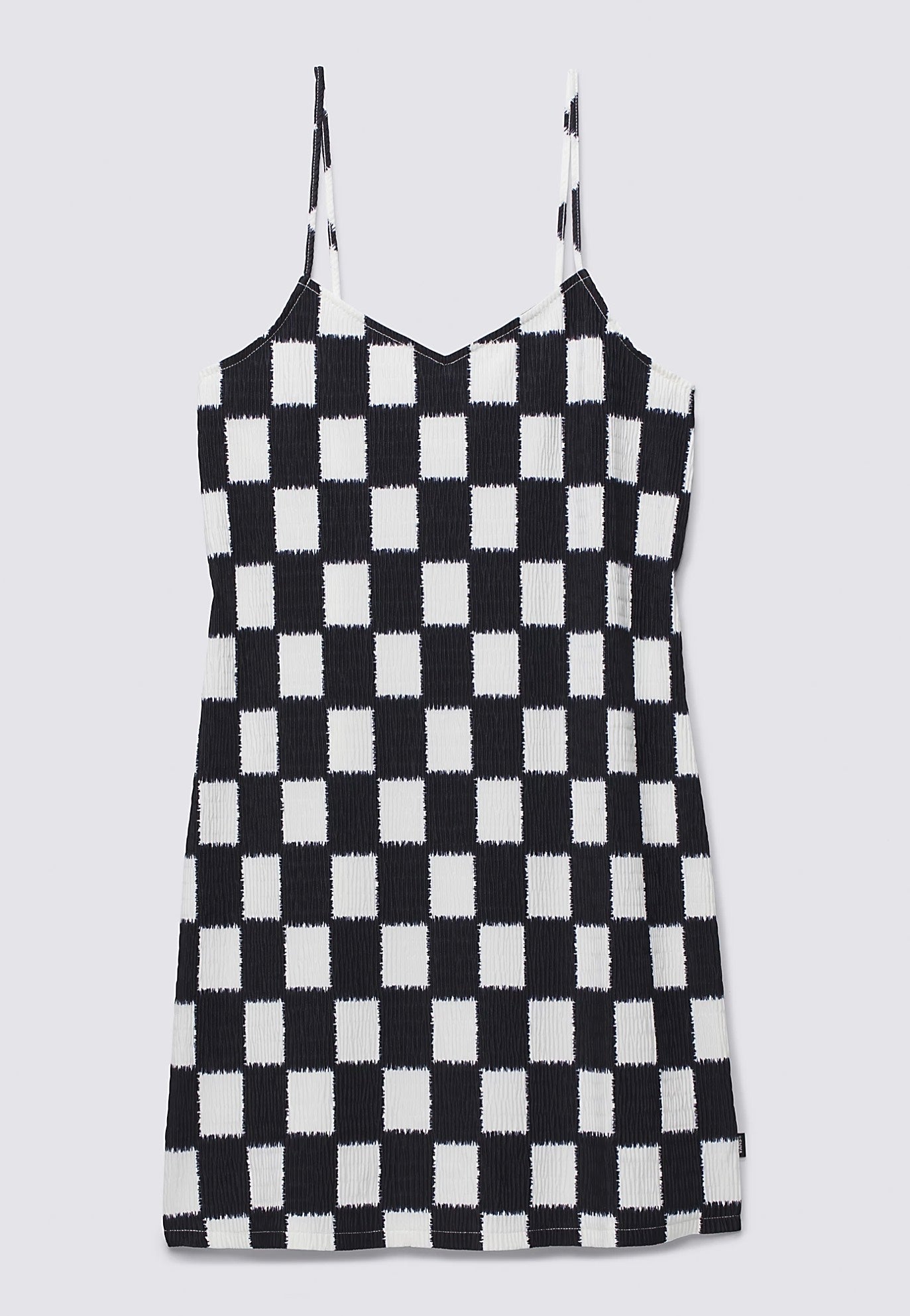 Vans - Benton Checker Cami Black/Marshmallow - Dress | Women-Image