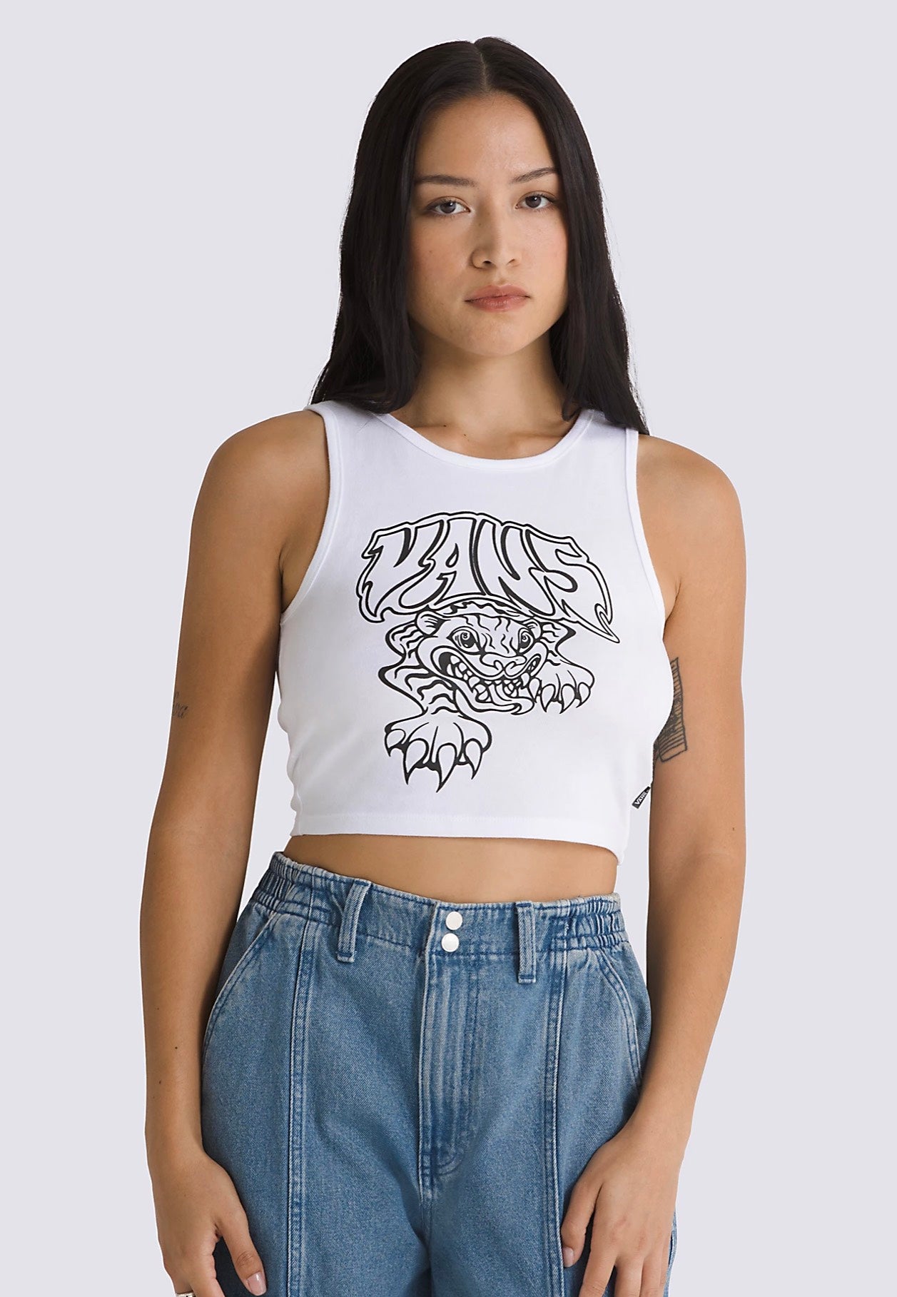 Vans - Prowler Fitted White - Tank | Women-Image