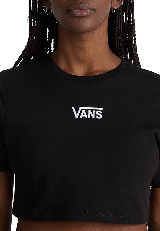 Vans - Flying V Crew Crop II Black - T-Shirt | Women-Image