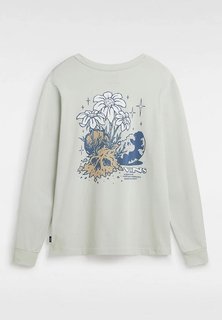 Vans - Inside Out LS Bff Pale Aqua - Longsleeve | Women-Image