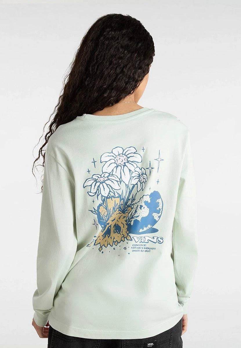 Vans - Inside Out LS Bff Pale Aqua - Longsleeve | Women-Image