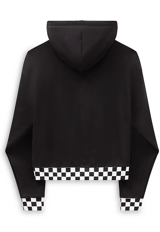 Vans - Boom Boom Check Crop II Black - Hoodie | Women-Image