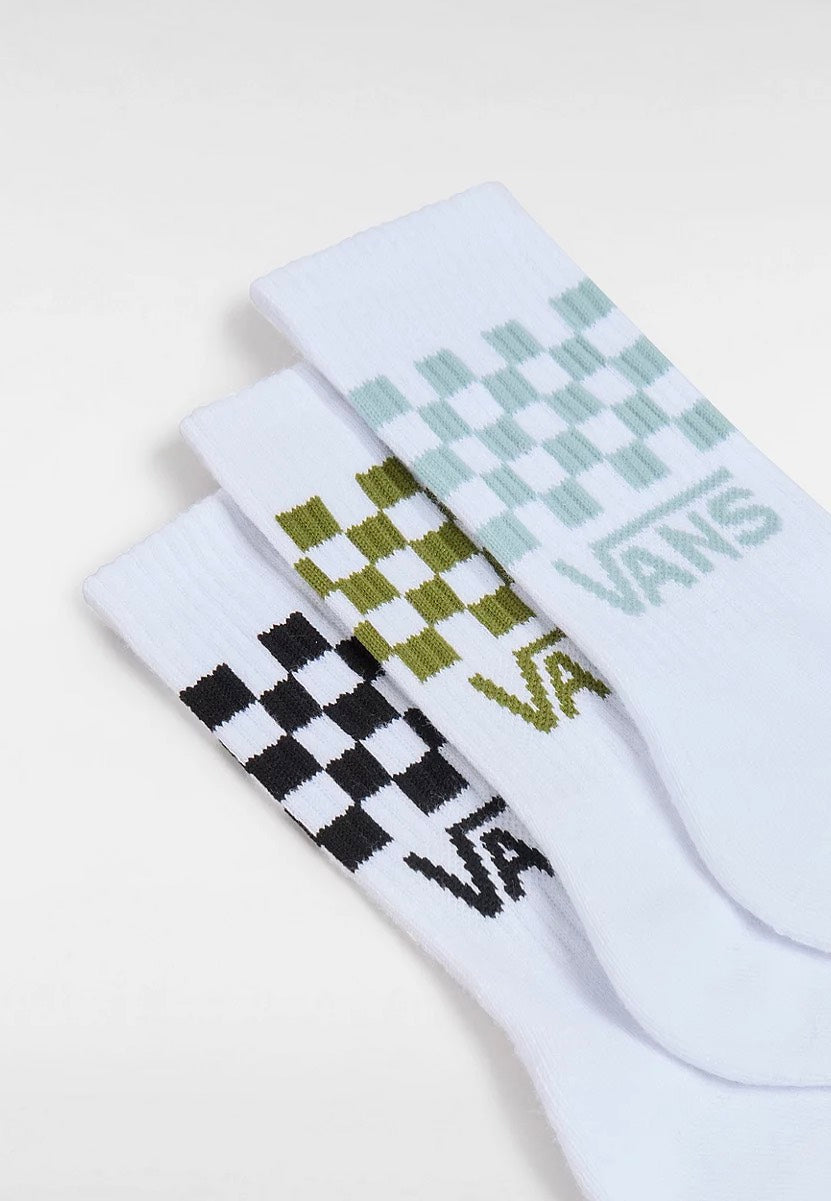 Vans - Classic Check Crew Gray Mist - Socks | Neutral-Image