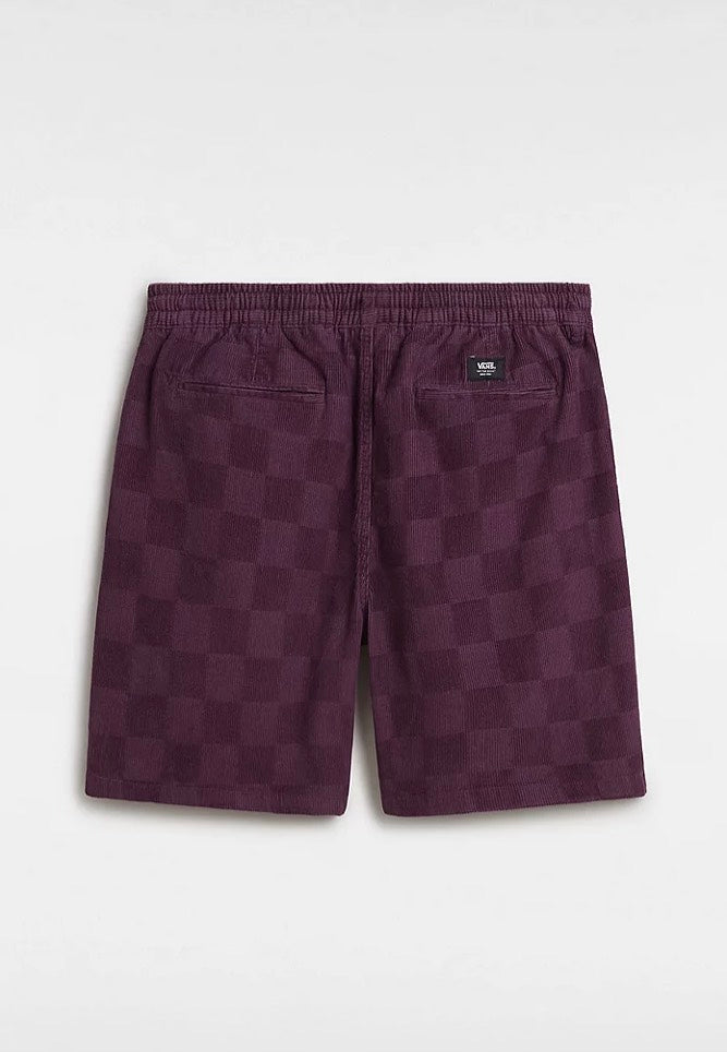 Vans - Range Checkbrd Cord Loose Blackberry Wine - Shorts | Men-Image