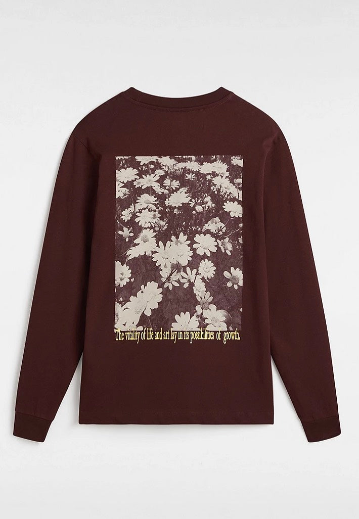 Vans - Vitality Fields Bff Bitter Chocolate - Longsleeve | Women-Image