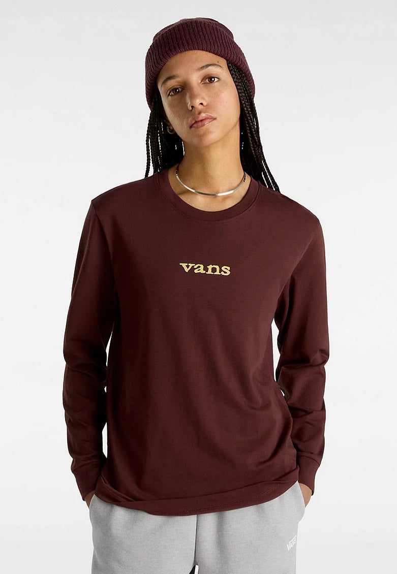 Vans - Vitality Fields Bff Bitter Chocolate - Longsleeve | Women-Image