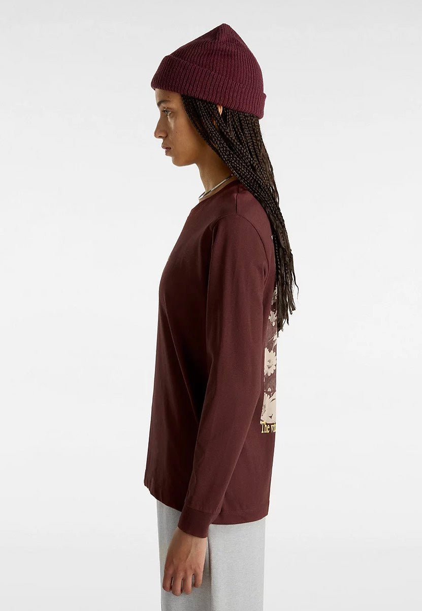 Vans - Vitality Fields Bff Bitter Chocolate - Longsleeve | Women-Image