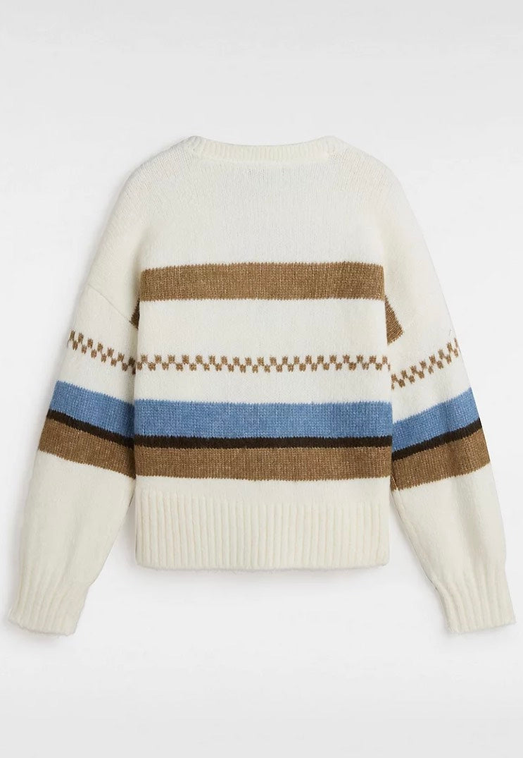 Vans - Valerie Stripe Marshmallow - Cardigan | Women-Image