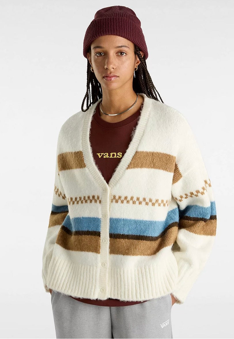 Vans - Valerie Stripe Marshmallow - Cardigan | Women-Image