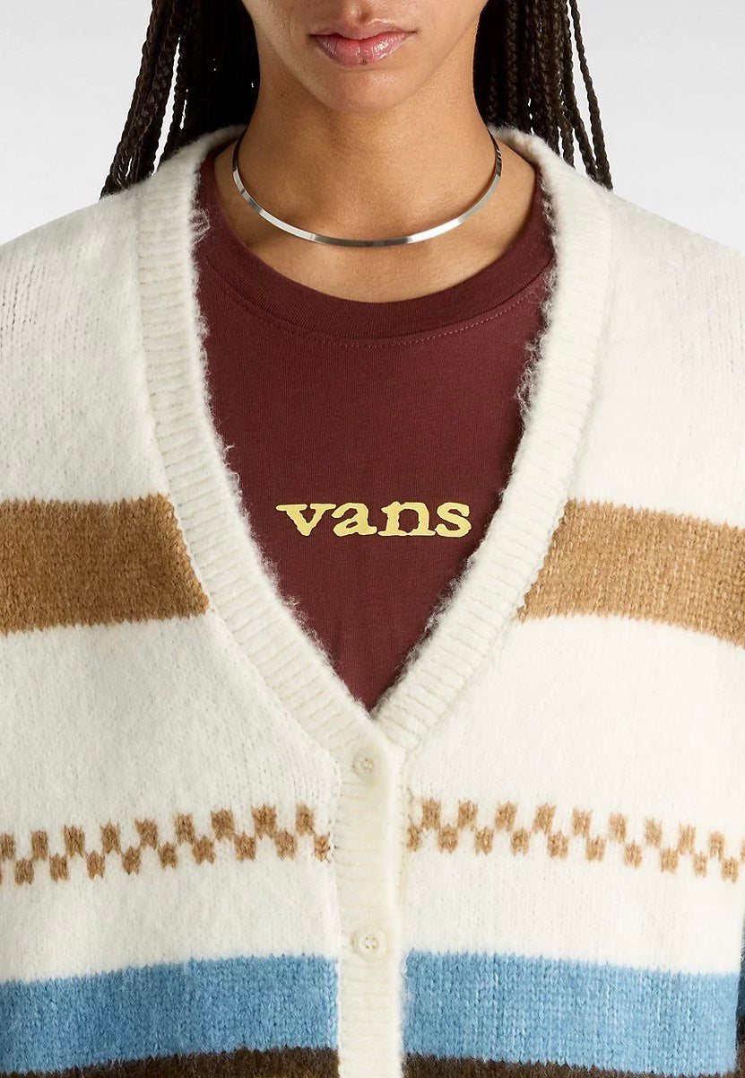 Vans - Valerie Stripe Marshmallow - Cardigan | Women-Image