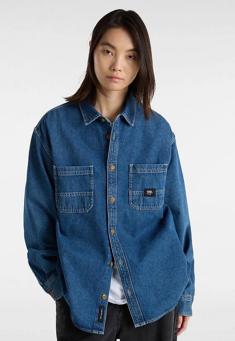 Vans - Stevens Woven Vintage Indigo - Shirt | Women-Image