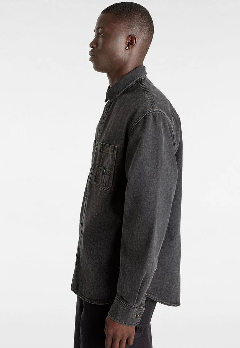 Vans - Stevens Pavement Washed Black - Shirt | Men-Image