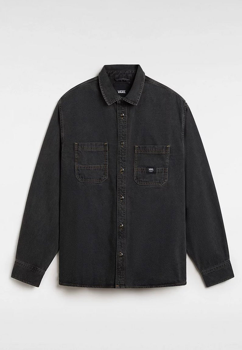 Vans - Stevens Pavement Washed Black - Shirt | Men-Image