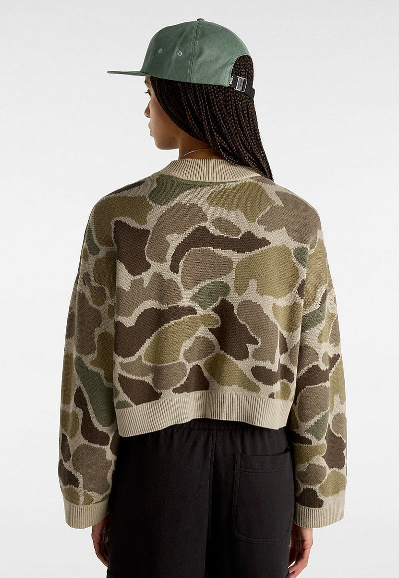 Vans - Cammile Camo Bungee Cord/Turkishcfee - Pullover | Women-Image