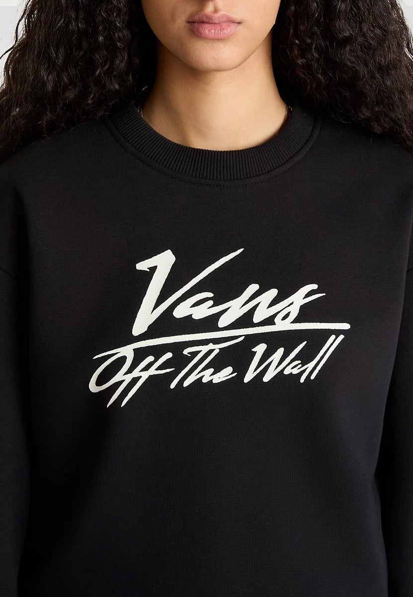 Vans - Go Anyplace Crop Crew Black - Sweater | Women-Image