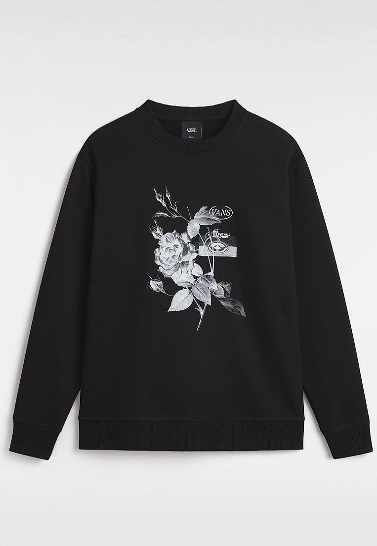 Vans - Damask Bff Crew Black - Sweater | Women-Image