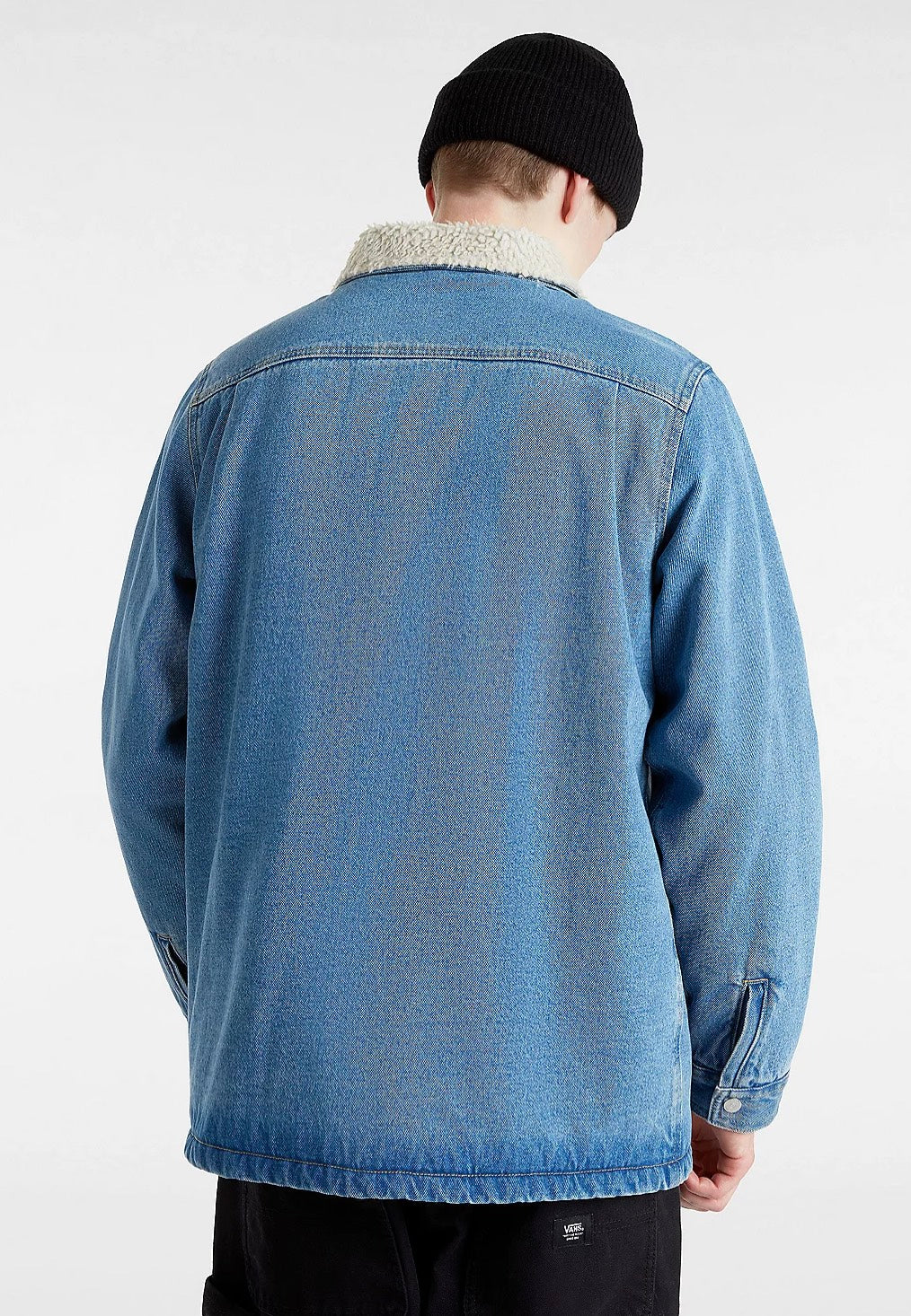 Vans - Drill Chore Sherpa Coat Stonewash/Blue - Jeans Jacket | Men-Image