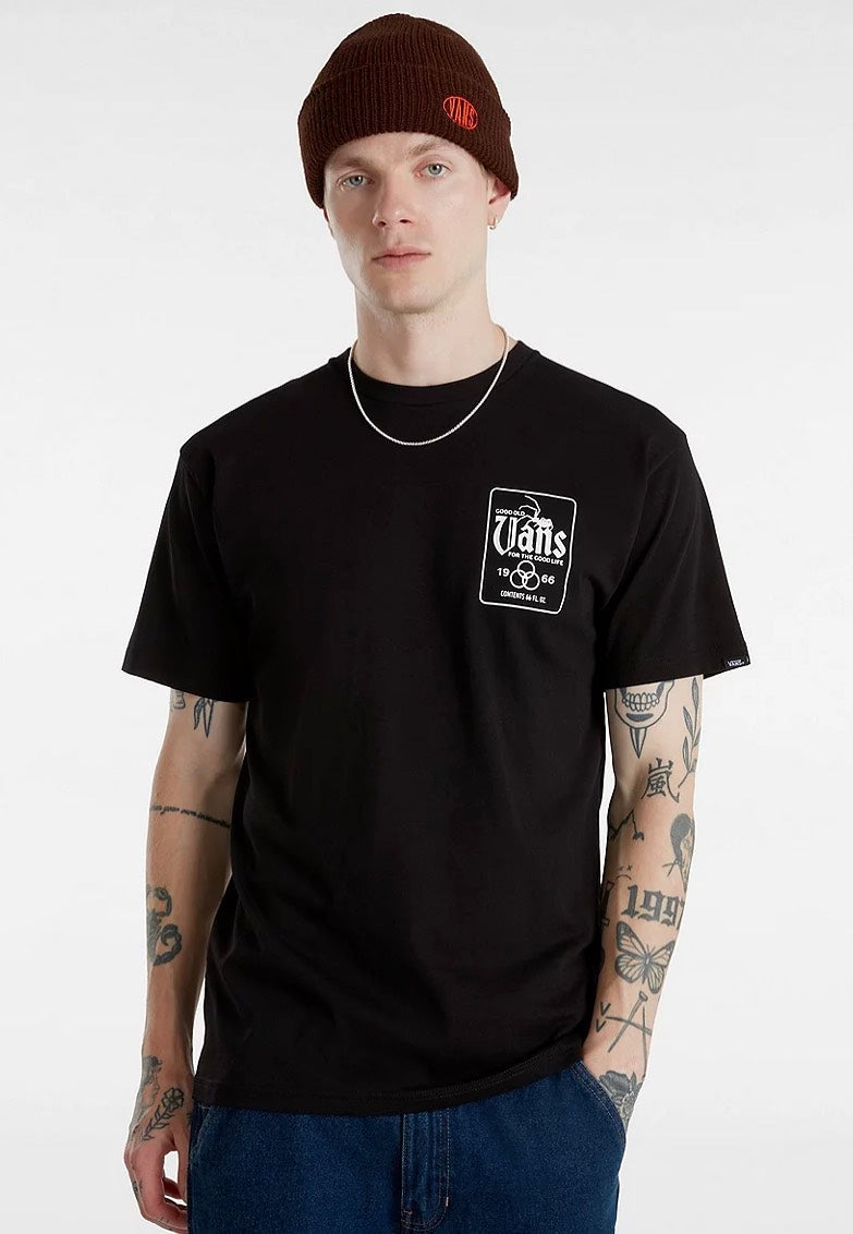 Vans - Bucket List Black - T-Shirt | Men-Image