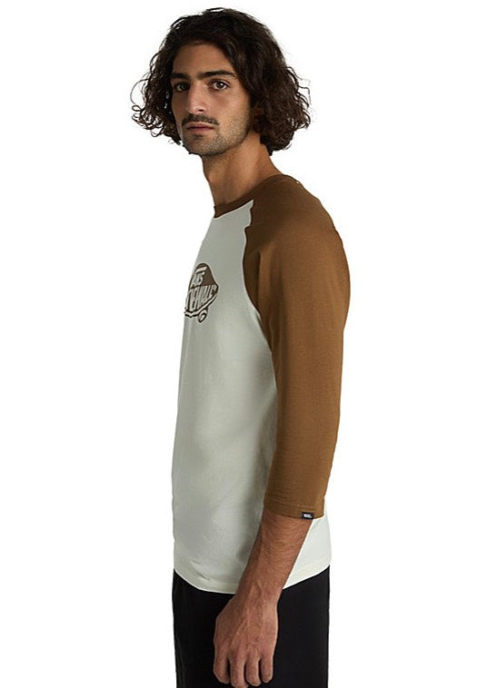 Vans - Style 76 Raglan Marshmallow/Coffee Liqu - Longsleeve | Men-Image