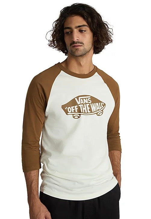 Vans - Style 76 Raglan Marshmallow/Coffee Liqu - Longsleeve | Men-Image