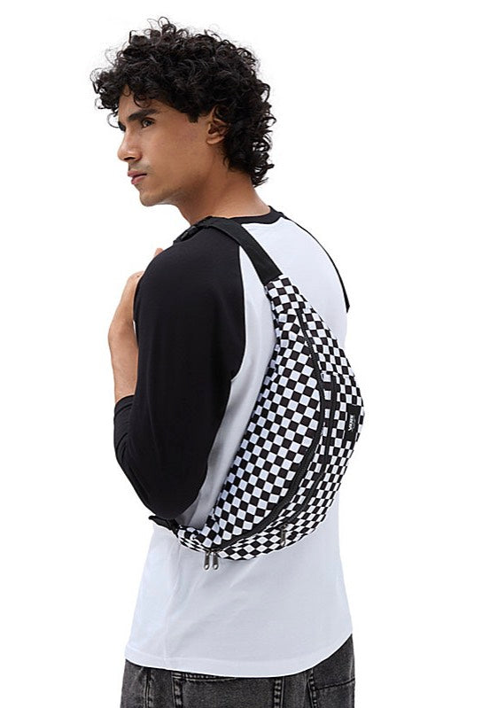 Vans - Ward Cross Body Pack Black/White Check - Hip Bag | Neutral-Image