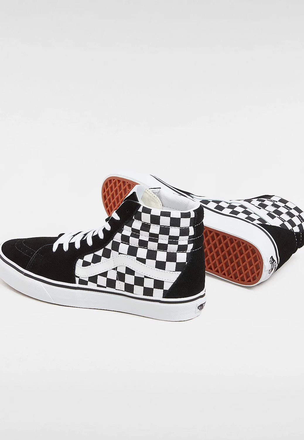 Vans - Sk8 Hi (Checkerboard) Black/True White - Shoes | Men-Image