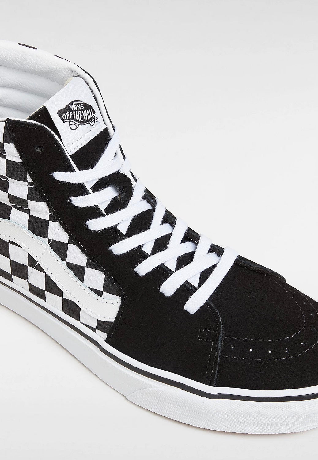 Vans - Sk8 Hi (Checkerboard) Black/True White - Shoes | Men-Image