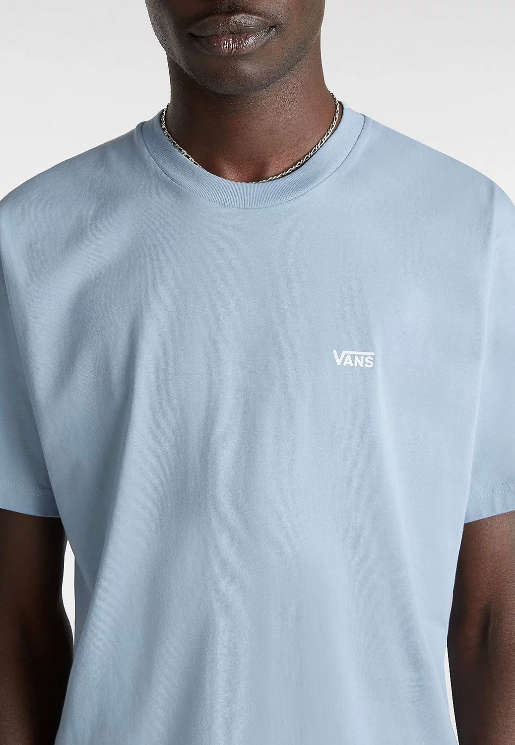 Vans - Mn Left Chest Logo Dusty Blue - T-Shirt | Men-Image