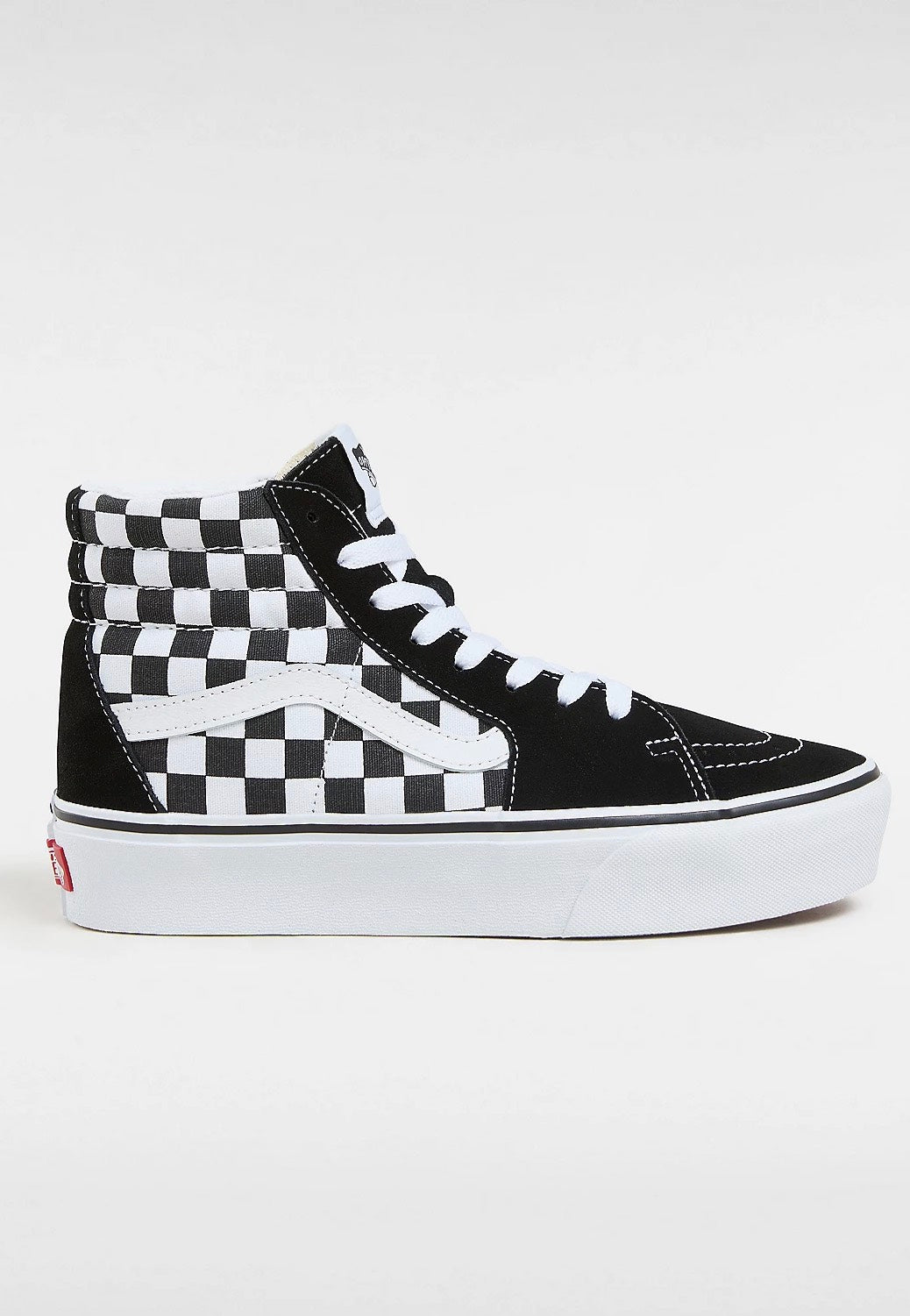 Vans - Sk8 Hi Platform 2.0 Checkerboard/True White - Girl Shoes | Women-Image