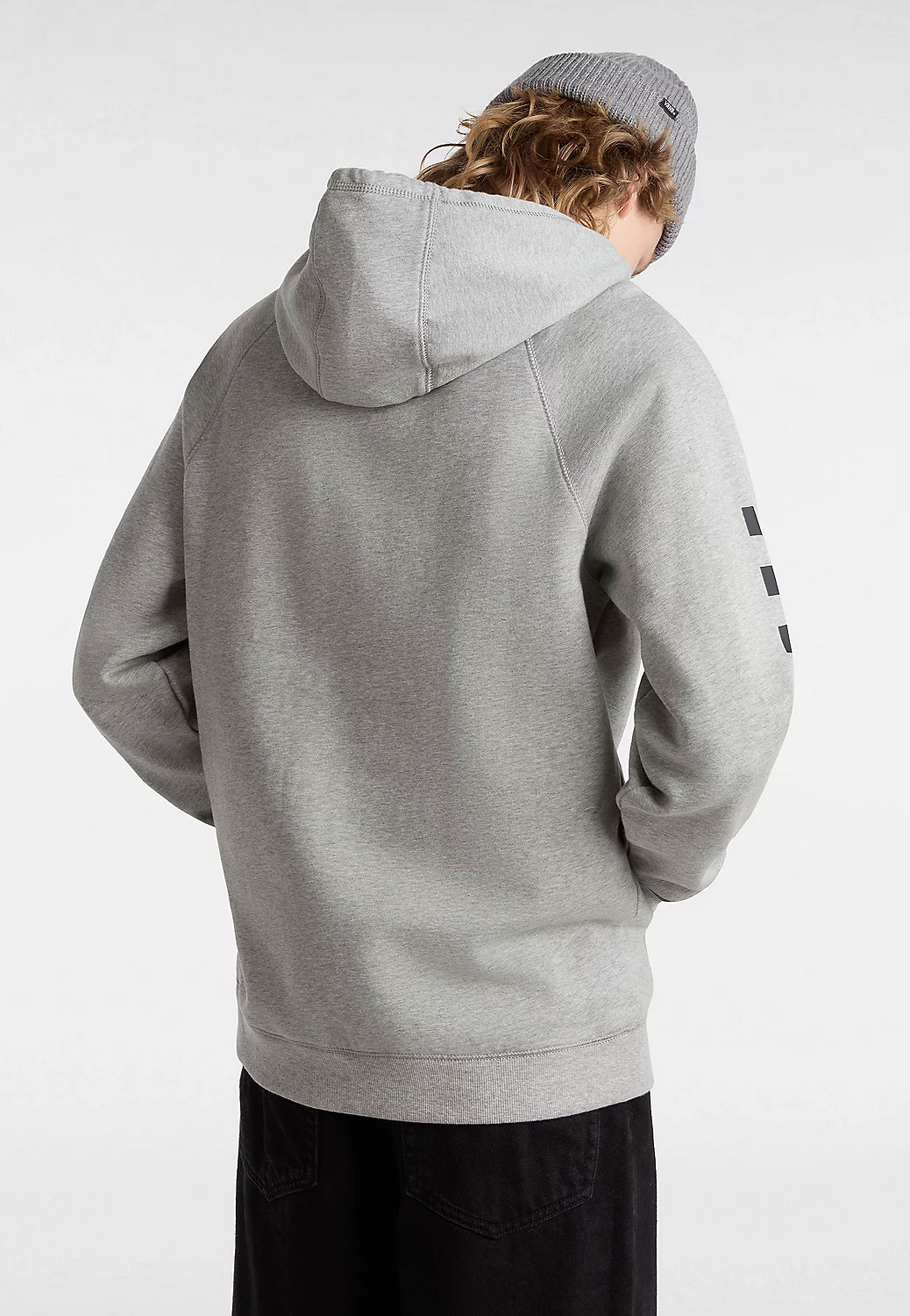 Vans - Versa Standard Cement Heather/Checkerboard - Hoodie | Men-Image