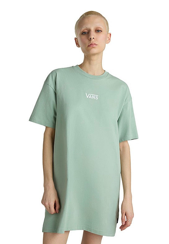 Vans - Center Vee Tee Iceberg Green - Dress | Women-Image