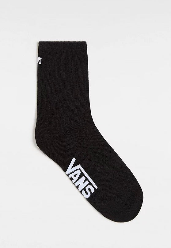 Vans - Kickin It Crew 6.5-10 Black - Socks | Women-Image