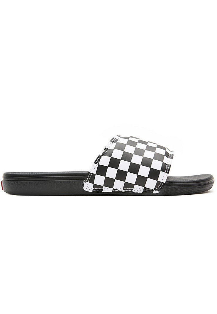 Vans - La Costa Slide On (Checkerboard) True White/Black - Slides | Men-Image