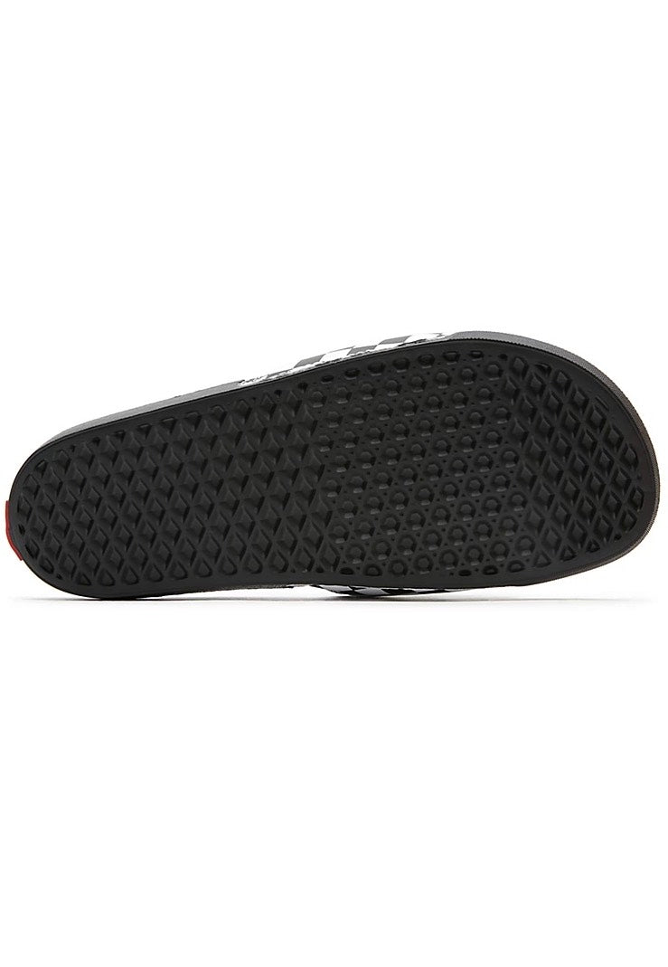 Vans - La Costa Slide On (Checkerboard) True White/Black - Slides | Men-Image