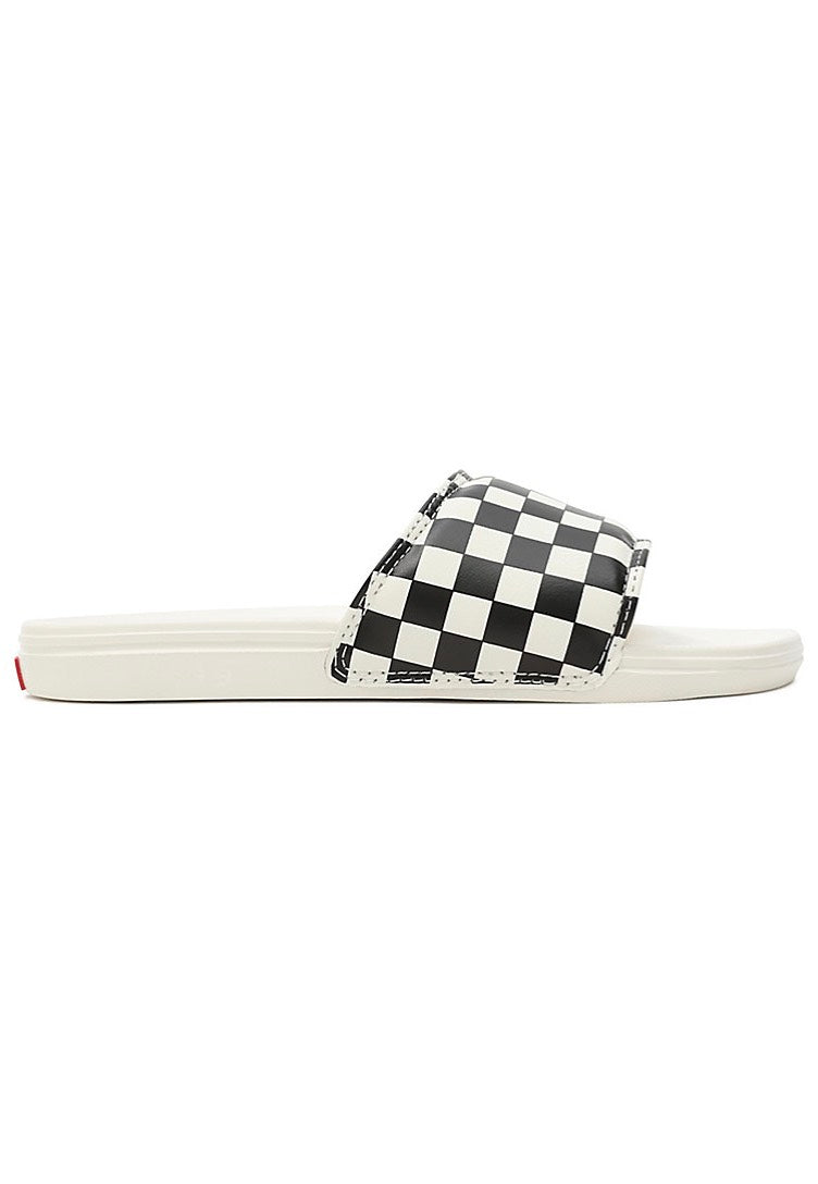 Vans - La Costa Checkerboard Black/Mars - Girl Slides | Women-Image