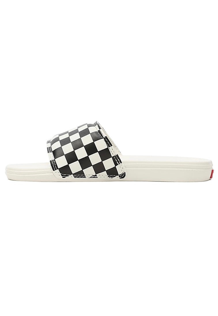 Vans - La Costa Checkerboard Black/Mars - Girl Slides | Women-Image